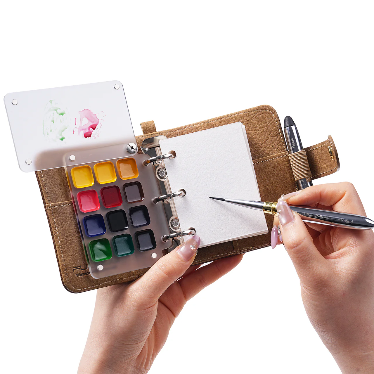 Fuumuui Watercolour Travel Sketchbook Set Small